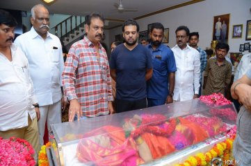 Celebrities Pay Homage to Vijaya Nirmala Garu